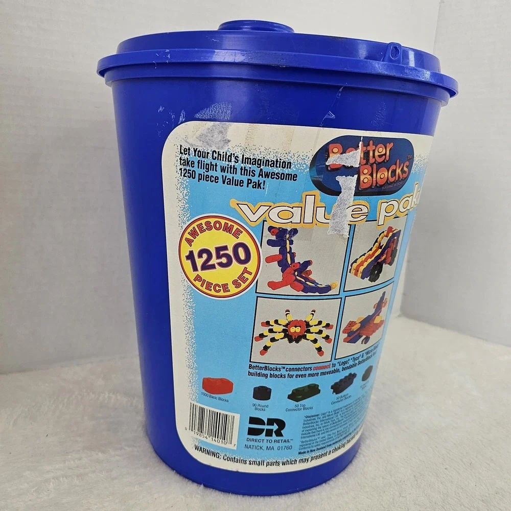 Better Blocks Building Blocks Value Pack Kit Vintage 1990s